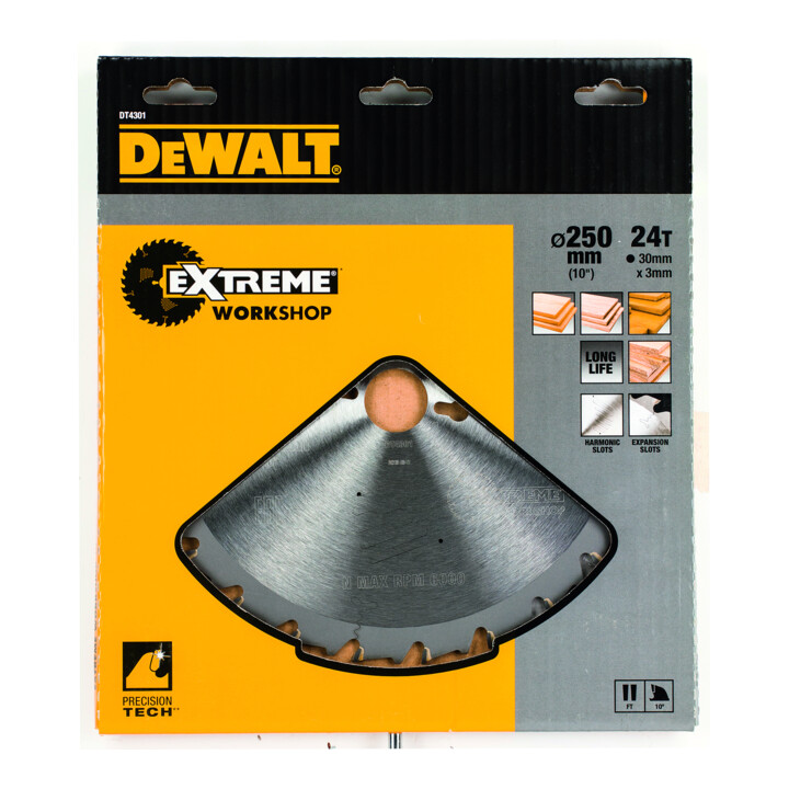 Lame de scie à bras radial DEWALT Extreme DT4301 pour scies stationnaires