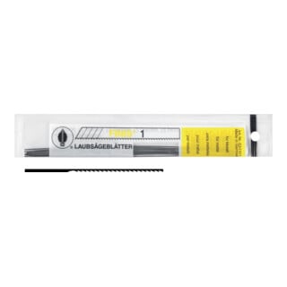 Lame de scie à chantourner Finis L. 13 cm no. 1 (FIN) p. métaux