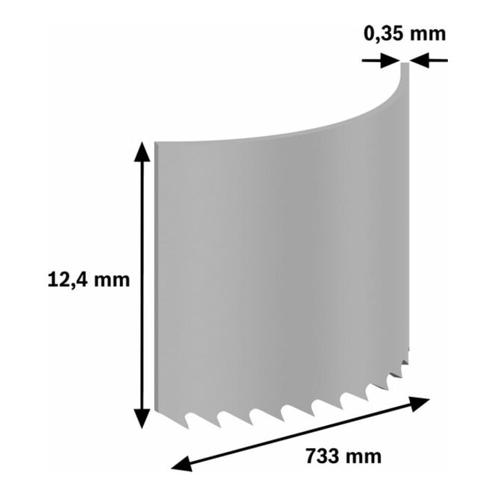 Lame de scie à ruban CB 2818 BIM, 18 tpi CB 2818 BIM
