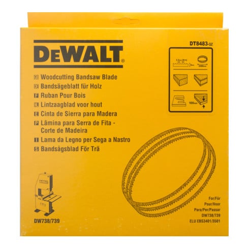 Lame de scie à ruban DEWALT 2095x6x0,6 mm 3,2 mm DT8483-QZ