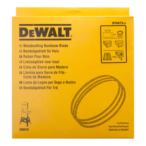 Lame de scie à ruban DEWALT 2215x16x0,6 mm 6,4 mm DT8473-QZ