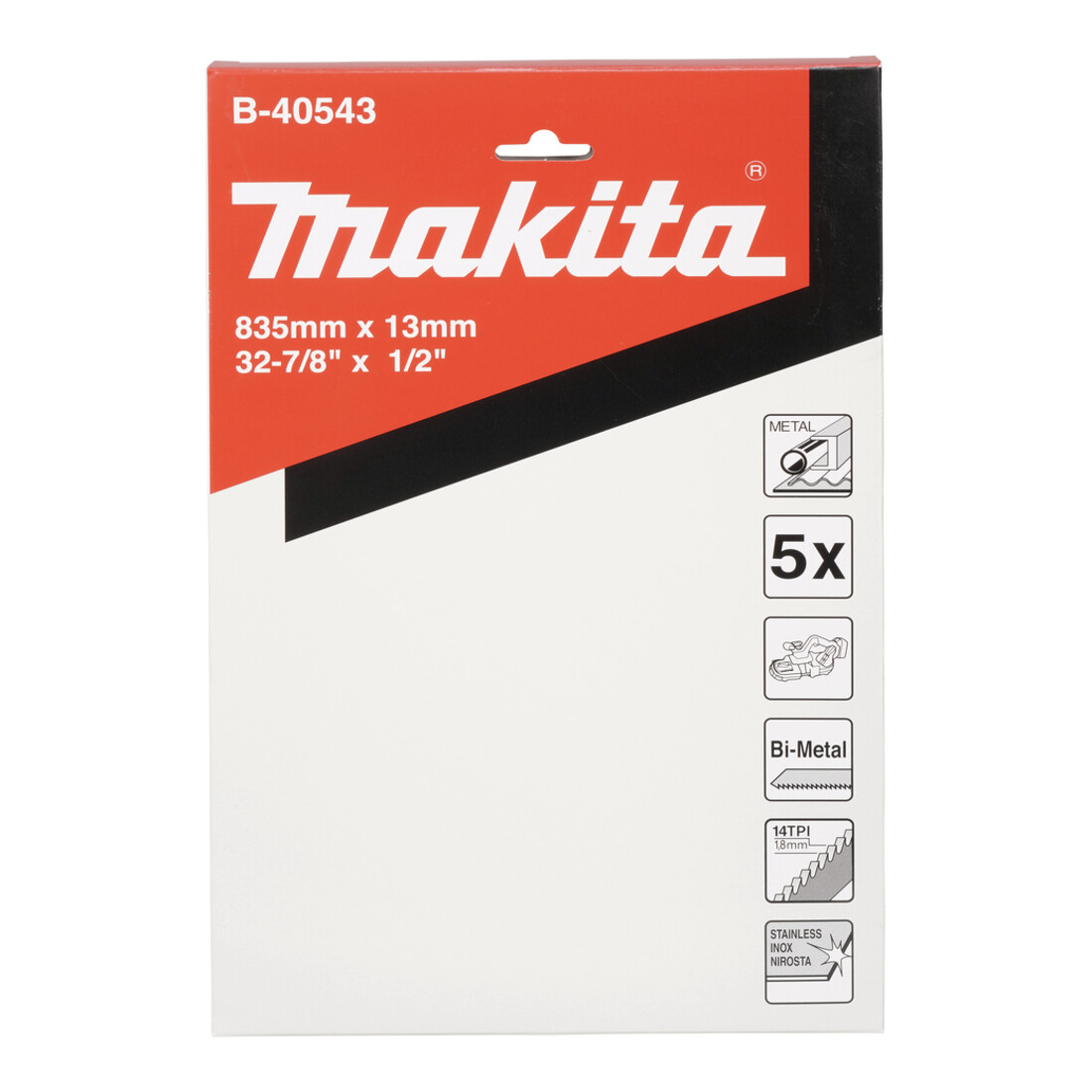 Lame de scie à ruban Makita 14Z pouce BIMk B-40543