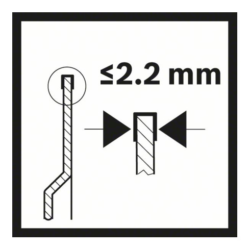 Lame de scie à segment au carbure RIFF Bosch MATI 68 RT3 68 x 30 mm