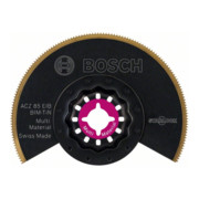 Lame de scie à segment Bosch ACI 85 EB, multimatière, BIM-TiN, plate, 85 mm