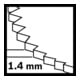 Lame de scie à segment Bosch ACZ 85 EC Bois, HCS, 85 mm