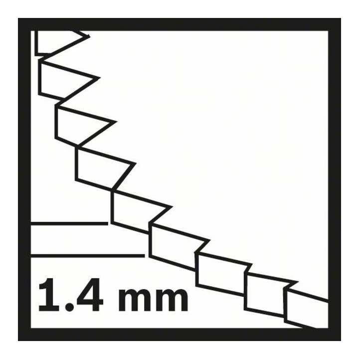 Lame de scie à segment Bosch ACZ 85 EC Bois, HCS, 85 mm