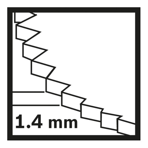Lame de scie à segment Bosch ACZ 85 EC Bois, HCS, 85 mm