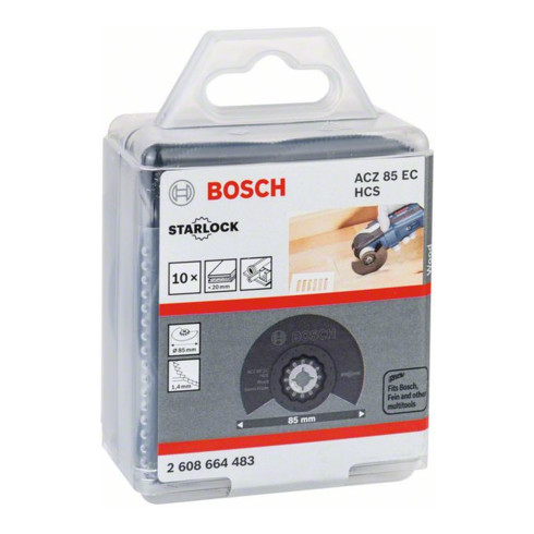 Lame de scie à segment Bosch ACZ 85 EC Bois, HCS, 85 mm