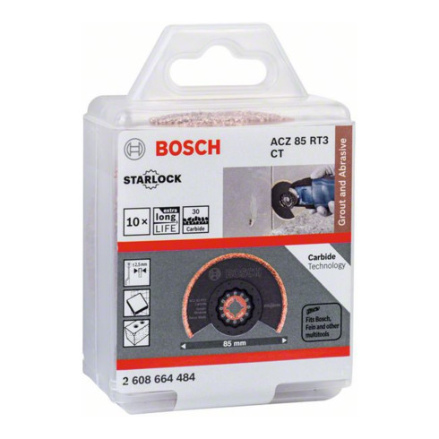 Lame de scie à segment Bosch ACZ 85 RT, HM-RIFF, 85 mm