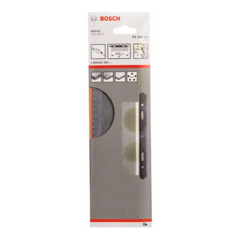 Lame de scie affleurante Bosch FS 200 AB HCS 200 mm 1,25 mm