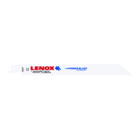 Lame de scie alternative LENOX BIM pour métaux fins et moyens