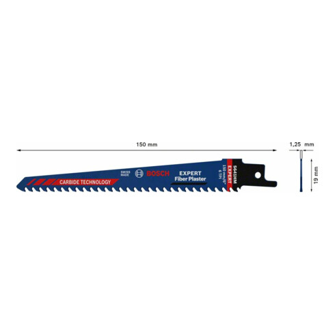 Lame de scie alternative Bosch Expert "Fiber Plaster" S 641 HM