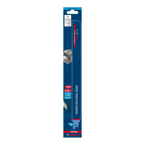 Lame de scie sabre Bosch EXPERT "Medium-Thick Tough Metal" S 1255 HHM