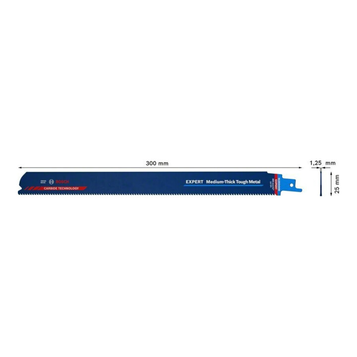Lame de scie alternative Bosch Expert "Medium-Thick Tough Metal" S 1255 HHM