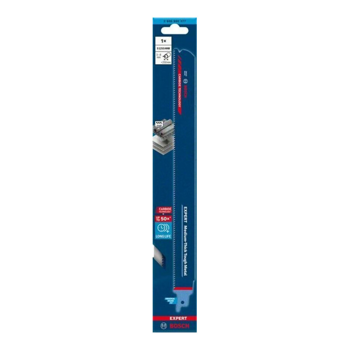 Lame de scie alternative Bosch Expert "Medium-Thick Tough Metal" S 1255 HHM