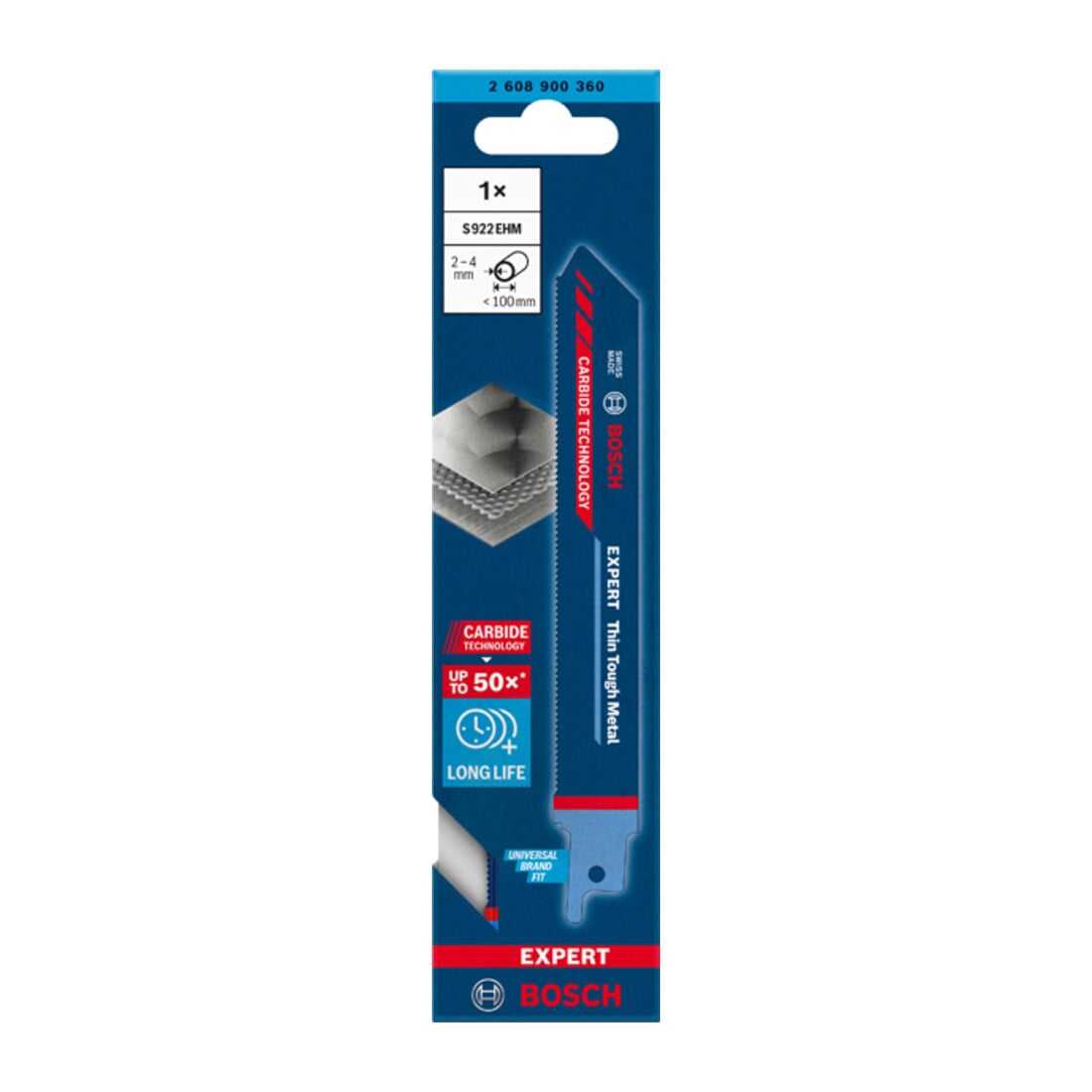 Lame de scie alternative Bosch Expert "Thin Tough Metal" S 922 EHM