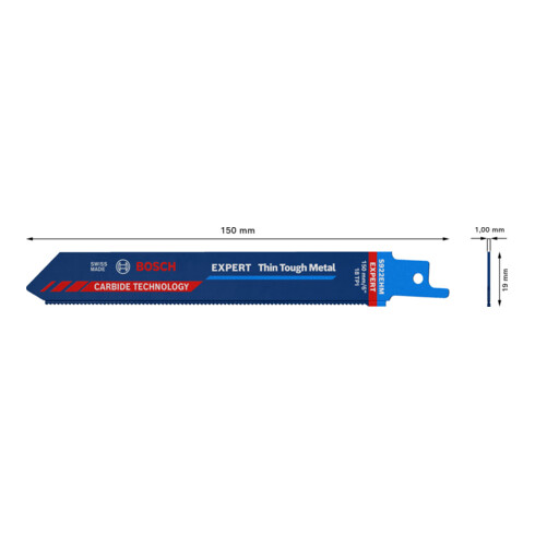 Lame de scie alternative Bosch Expert "Thin Tough Metal" S 922 EHM