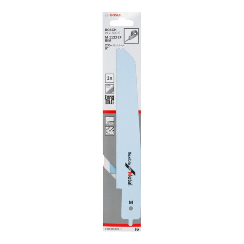 Lame de scie alternative Bosch M 1122 EF Flexible pour métal pour PFZ 500 E