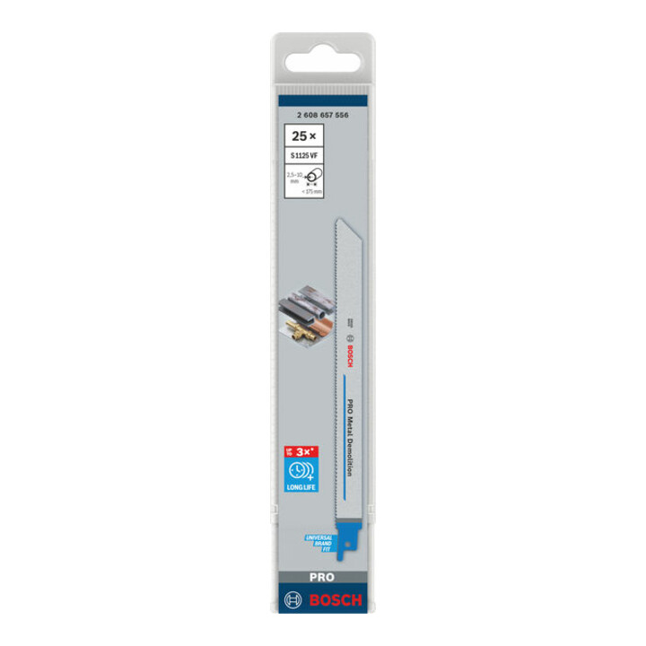 Lame de scie alternative Bosch S 1125 VF, Heavy for Metal