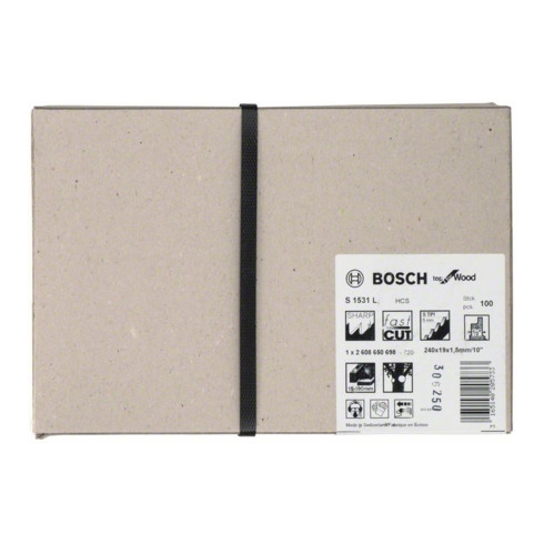 Lame de scie alternative Bosch S 1531 L, dessus pour bois