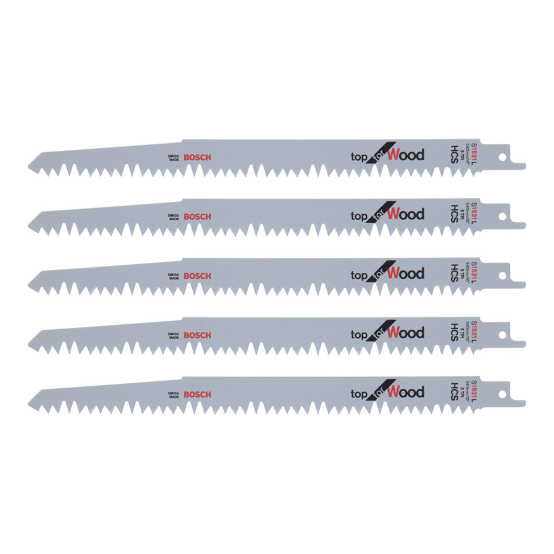Lame de scie alternative Bosch S 1531 L, pour bois
