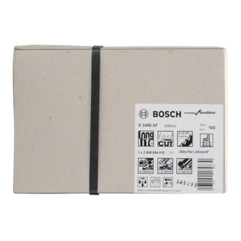 Lame de scie alternative Bosch S 3456 XF, Progressor pour bois et métal