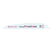 Lame de scie alternative Bosch S 610 VF, lourde pour bois et métal