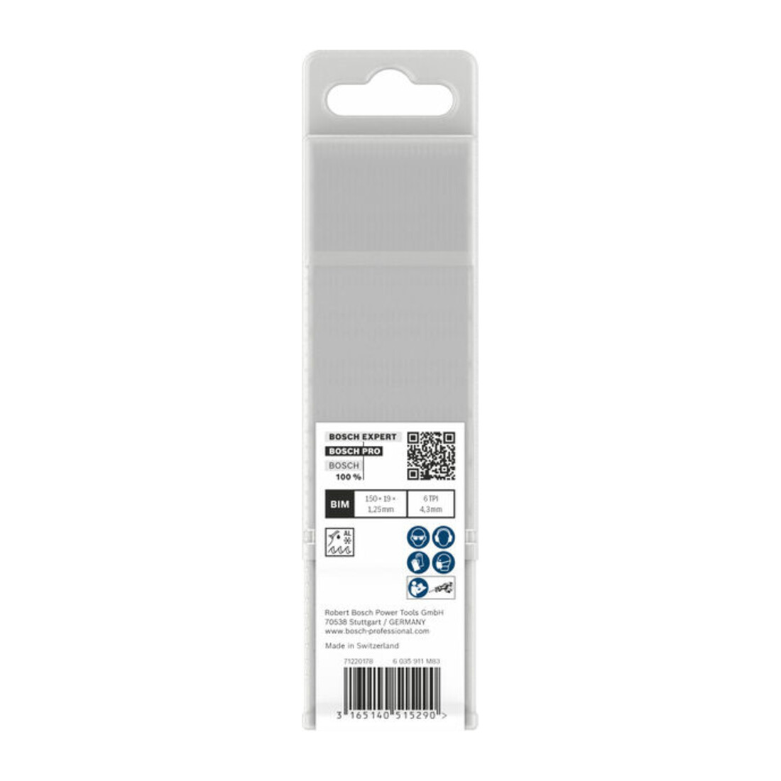 Lame de scie alternative Bosch S 611 DF, lourde pour bois et métal