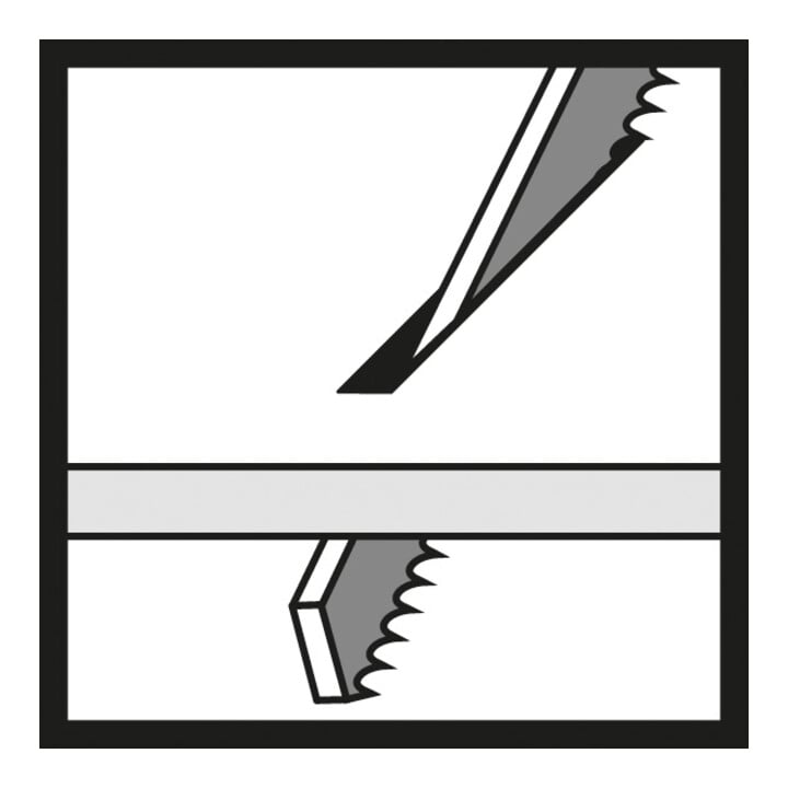 Lame de scie alternative Bosch S 628 DF, spéciale pour plâtre
