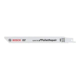 Lame de scie alternative Bosch S 722 VFR, spéciale pour la réparation de palettes, 190 mm, 0.9 mm