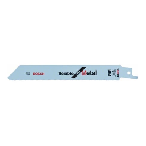 Lame de scie alternative Bosch S 922 EF, flexible pour métal