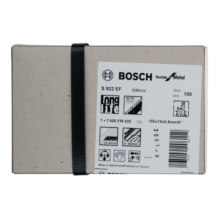 Lame de scie alternative Bosch S 922 EF, flexible pour métal
