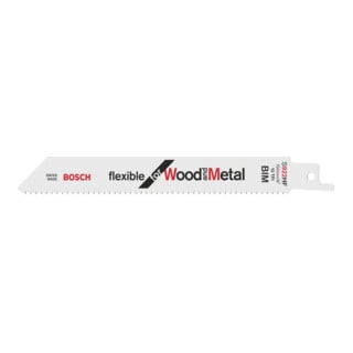 Lame de scie alternative Bosch S 922 HF, flexible pour bois et métal
