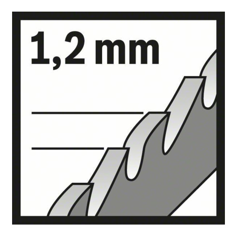 Lame de scie alternative Bosch T 121 AF Speed pour métal, tôlerie