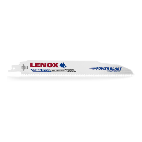 Lame de scie alternative LENOX BIM pour travaux de démolition 305 x 22 x 1,6 mm