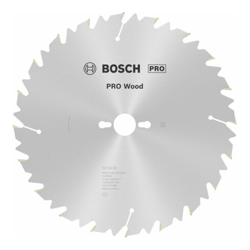 Lame de scie circulaire Bosch Construct Wood 300 x 30 x 2,8 mm 20