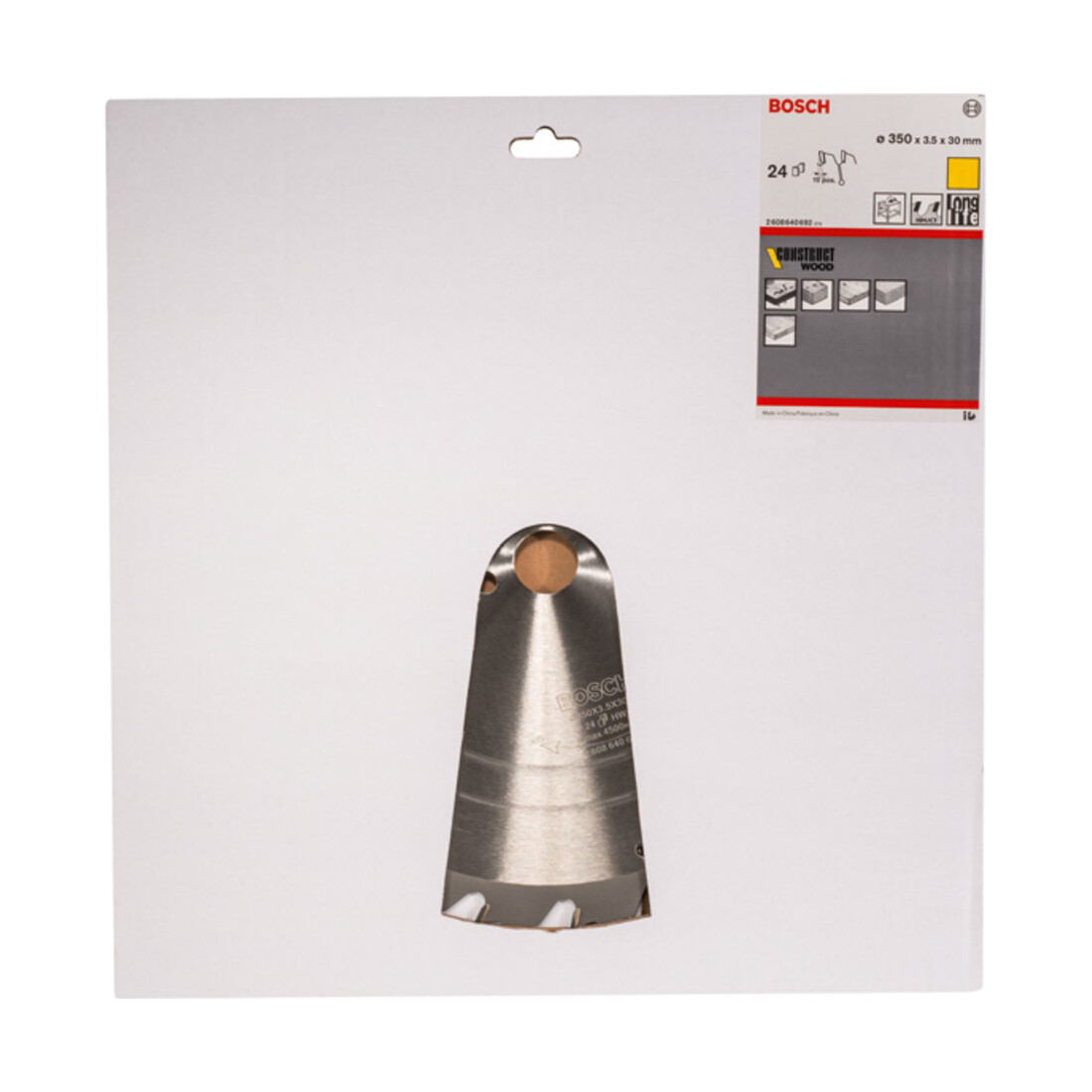Lame de scie circulaire Bosch Construct Wood 350 x 30 x 3,5 mm 24