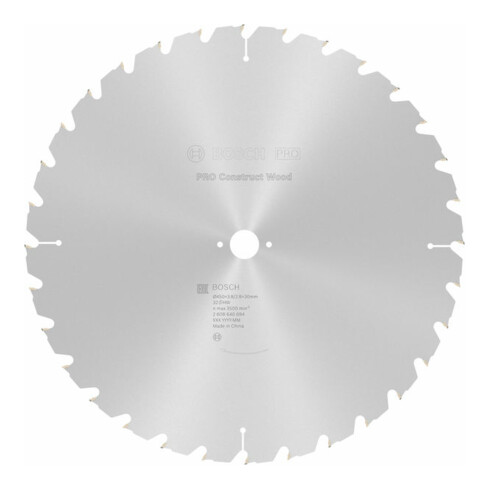 Lame de scie circulaire Bosch Construct Wood 450 x 30 x 3,8 mm 32