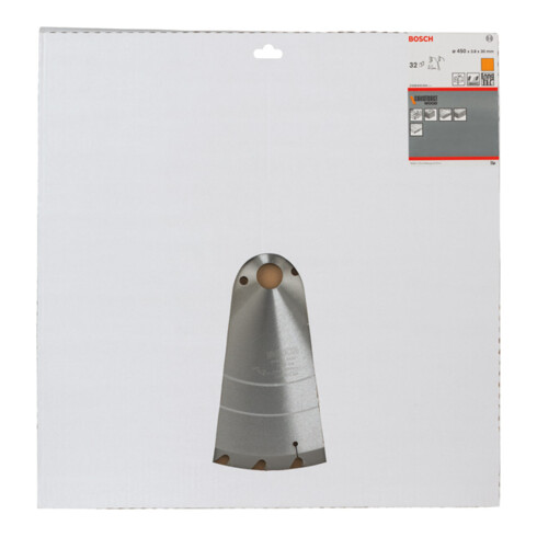 Lame de scie circulaire Bosch Construct Wood 450 x 30 x 3,8 mm 32