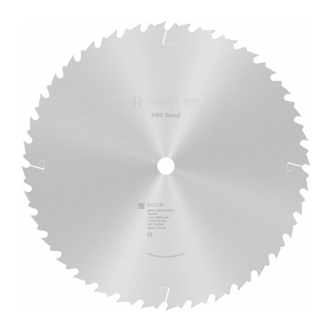 Lame de scie circulaire Bosch Construct Wood 500 x 30 x 3,8 mm 36 SB3