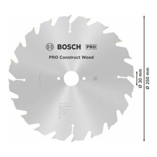 Lame de scie circulaire Bosch Bois standard pour scies circulaires à table (résistant aux clous) 30 mm