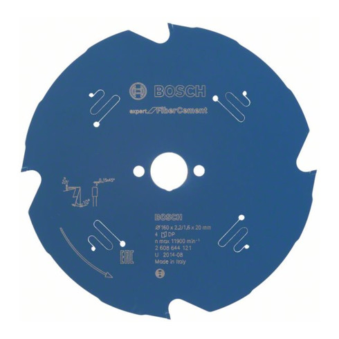 Lame de scie circulaire Bosch Expert for Fibre Cement 160 x 20 x 2,2 mm 4