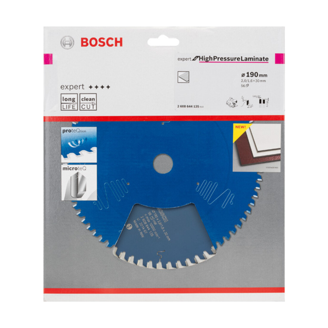 Lame de scie circulaire Bosch Expert for high pressure Laminat