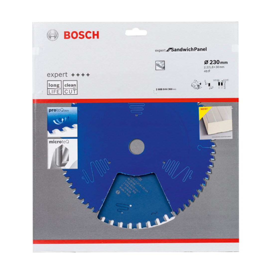 Lame de scie circulaire Bosch Expert for Sandwich Panel 230 x 30 x 2,0 mm 48