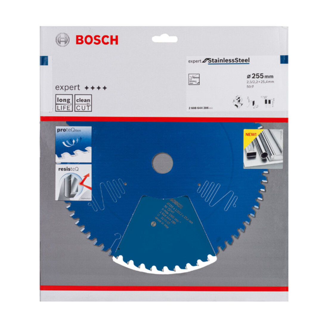 Lame de scie circulaire Bosch Expert pour acier inoxydable 255 x 25,4 x 2,5 x 2,5 x 50