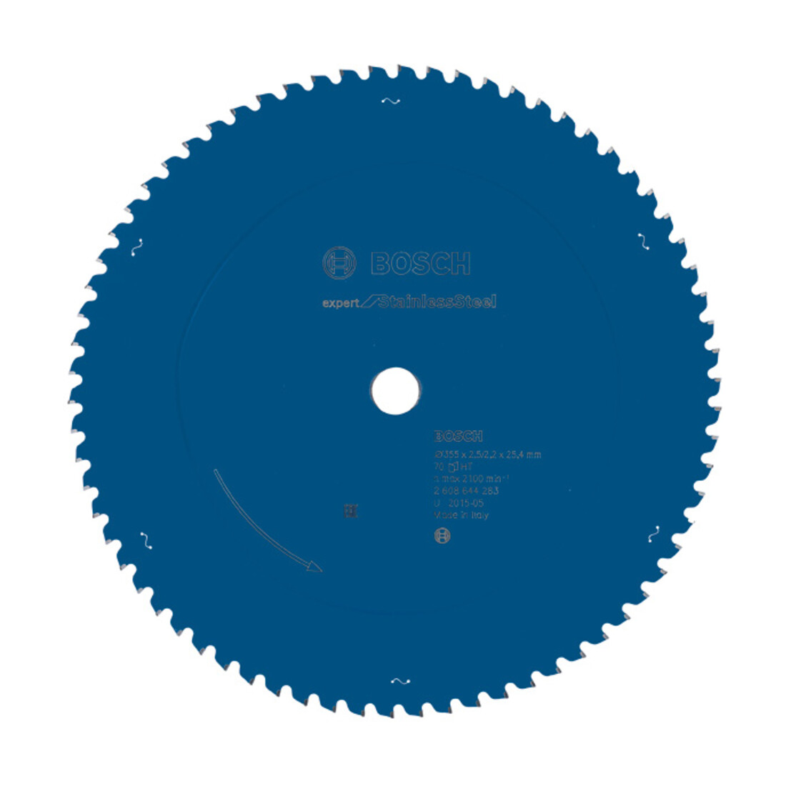 Lame de scie circulaire Bosch Expert pour acier inoxydable 355 x 25,4 x 2,5 x 2,5 x 70