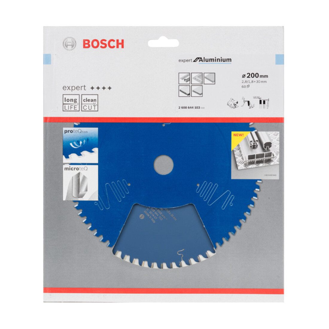 Lame de scie circulaire Bosch Expert pour aluminium 200 x 30 x 2,8 mm 60
