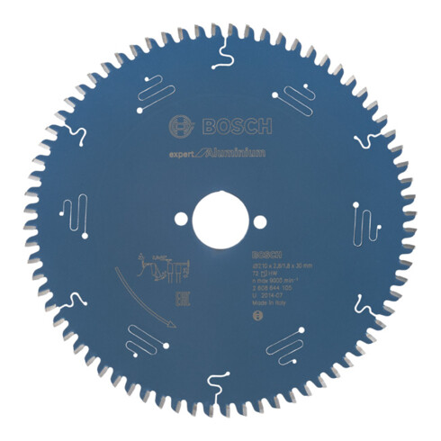 Lame de scie circulaire Bosch Expert pour aluminium 210 x 30 x 2,8 mm 72