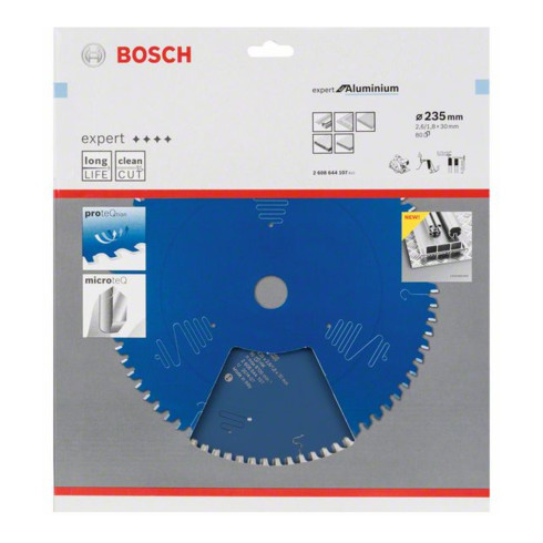 Lame de scie circulaire Bosch Expert pour aluminium 235 x 30 x 2,6 mm 80