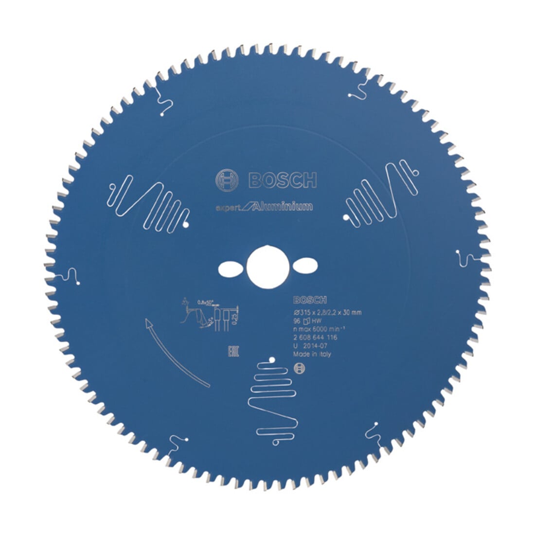 Lame de scie circulaire Bosch Expert pour aluminium 315 x 30 x 2,8 mm 96